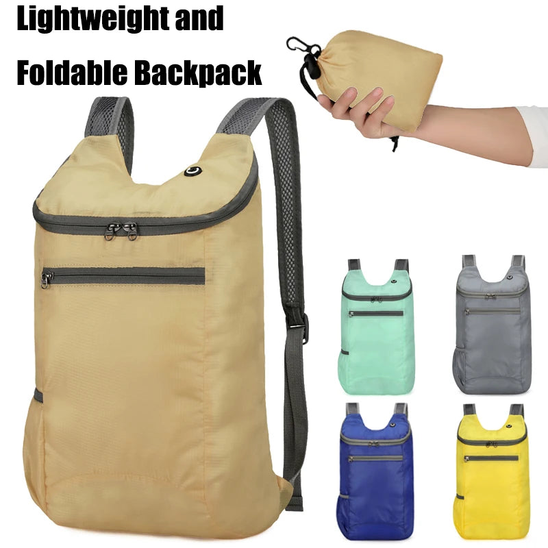 Foldable Outdoor Backpack - Lightweight Hiking & Cycling Daypack