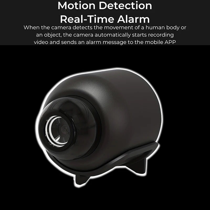 X5 Mini WiFi Security Camera - 1080P HD Wireless Surveillance with Night Vision