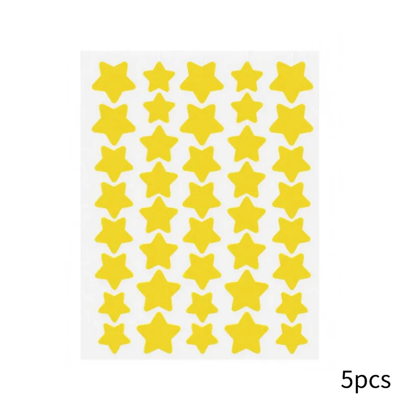 200-Piece Colorful Acne Patches - Waterproof Hydrocolloid Pimple Stickers