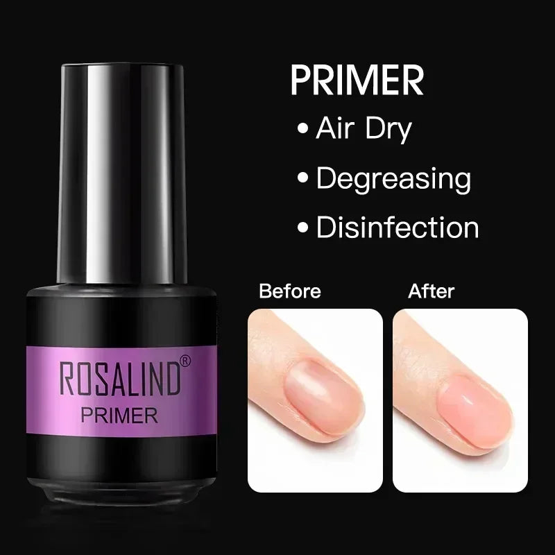 ROSALIND Gel Nail Polish 8ml - Semi-Permanent UV Gel, Solid Color, Salon Quality
