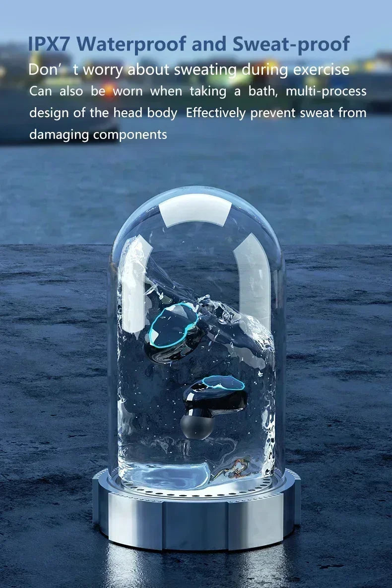 M10 Wireless Earbuds – Waterproof Bluetooth Sport Earphones with Noise Cancelling