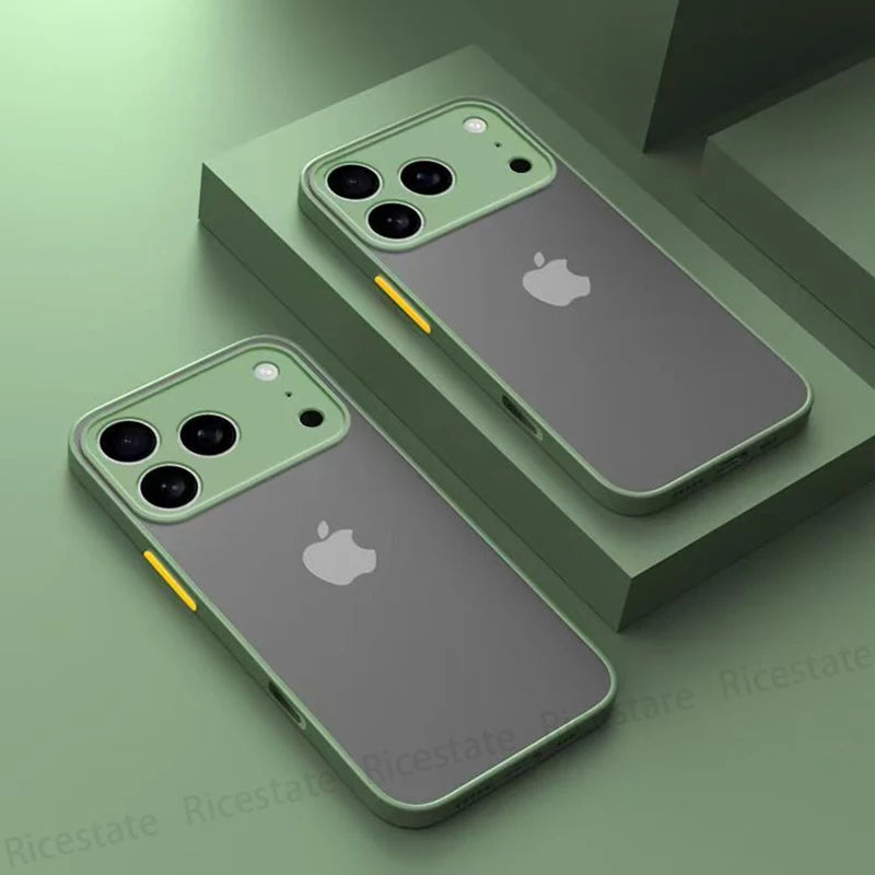 🔥 SALE! Armor Shockproof Matte Case for iPhone 17 Pro Max - Frosted Hard Cover