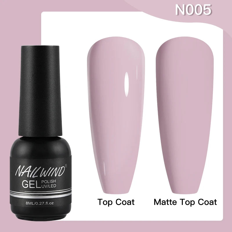ROSALIND Gel Nail Polish 8ml - Semi-Permanent UV Gel, Solid Color, Salon Quality