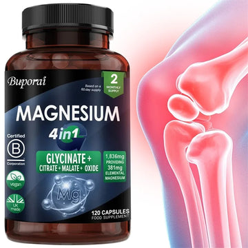 Magnesium 4-in-1 Complex Bundle - Sleep, Muscle & Immune Support (3 Bottles)