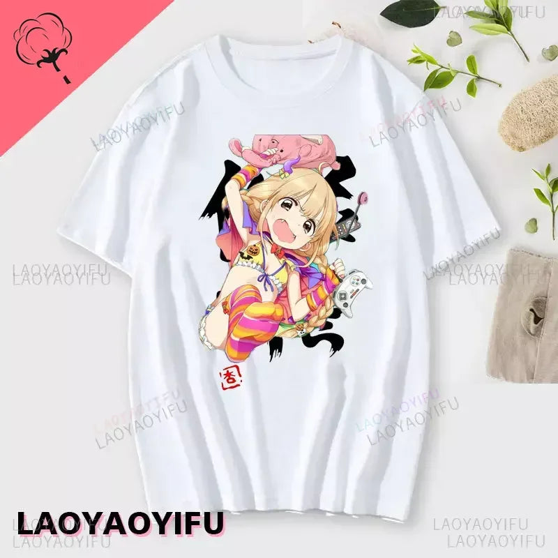 If You Work You Lose” Anzu Futaba Anime T-Shirt – Kawaii Cotton Tee 2024