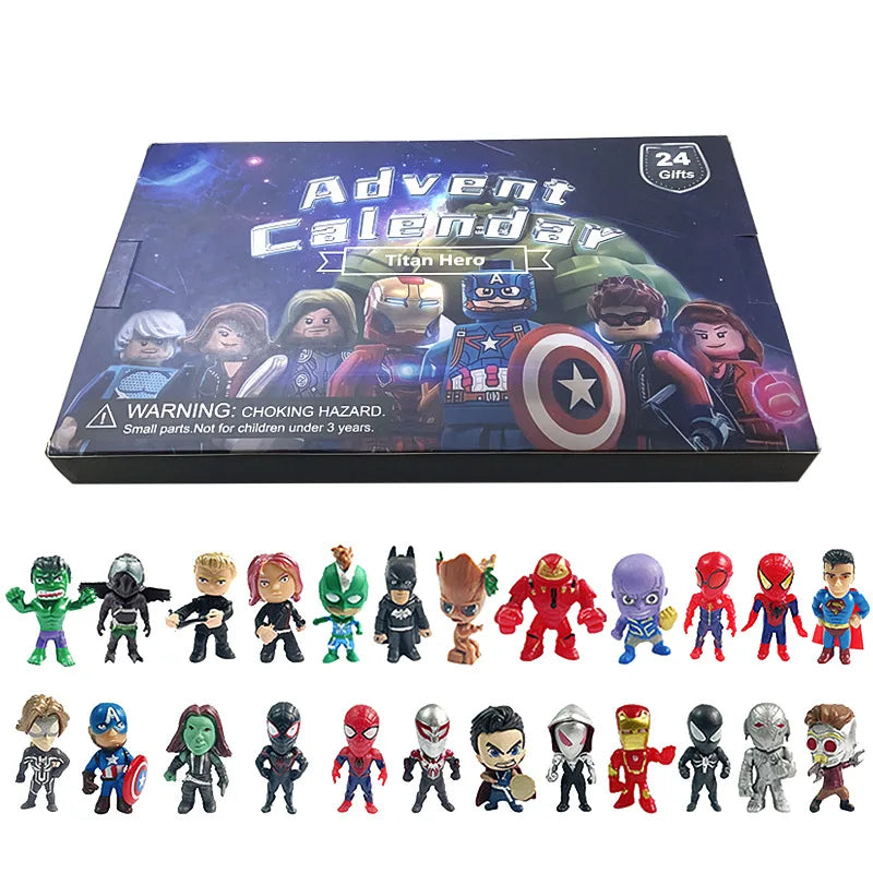 Marvel Advent Calendar 24pcs – Mini Superhero Figures