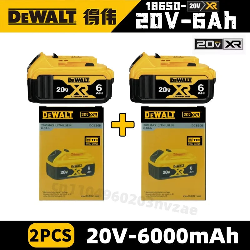 🔋 BATTERY BLOWOUT! 100% Original DeWalt 20V 6.0Ah Battery - High Performance Lithium-Ion Power