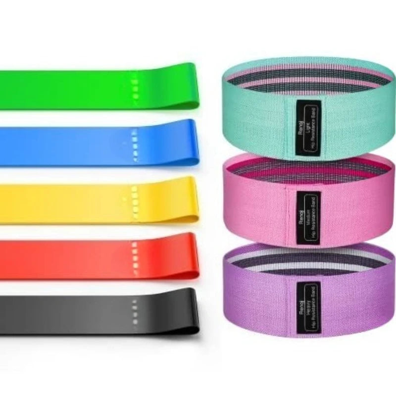 Pilates Yoga Elastic Resistance Bands – Legs & Booty Workout