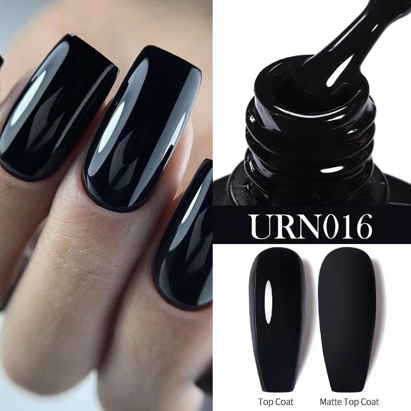 Dark Red Gel Nail Polish – Soak-Off LED/UV Gel Varnish for Salon & Home Use