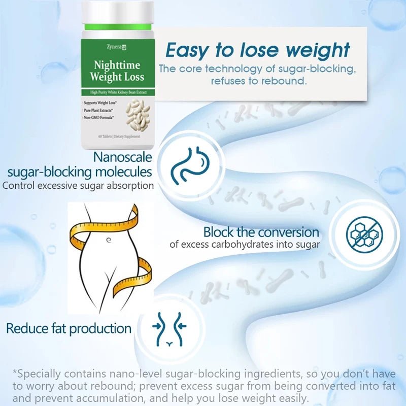 White Kidney Bean Extract - Natural Carb Blocker & Fat Burner for Weight Loss