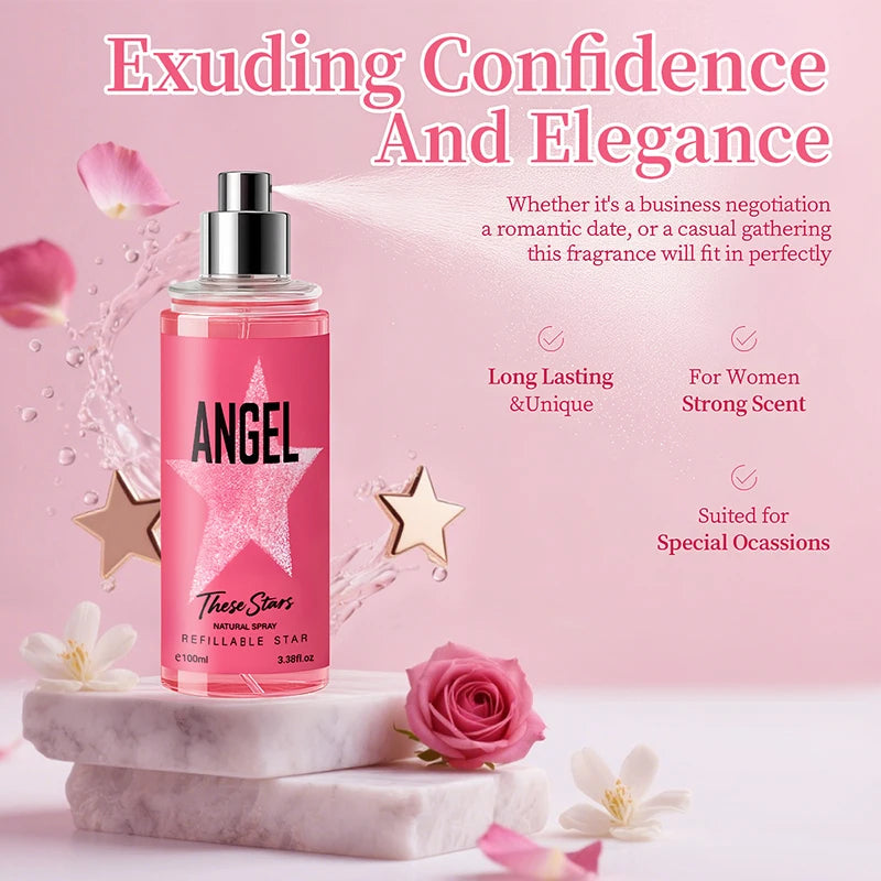 Angel Woody Musk Eau de Toilette - Citrus Fresh Oriental Unisex Fragrance (100ml)
