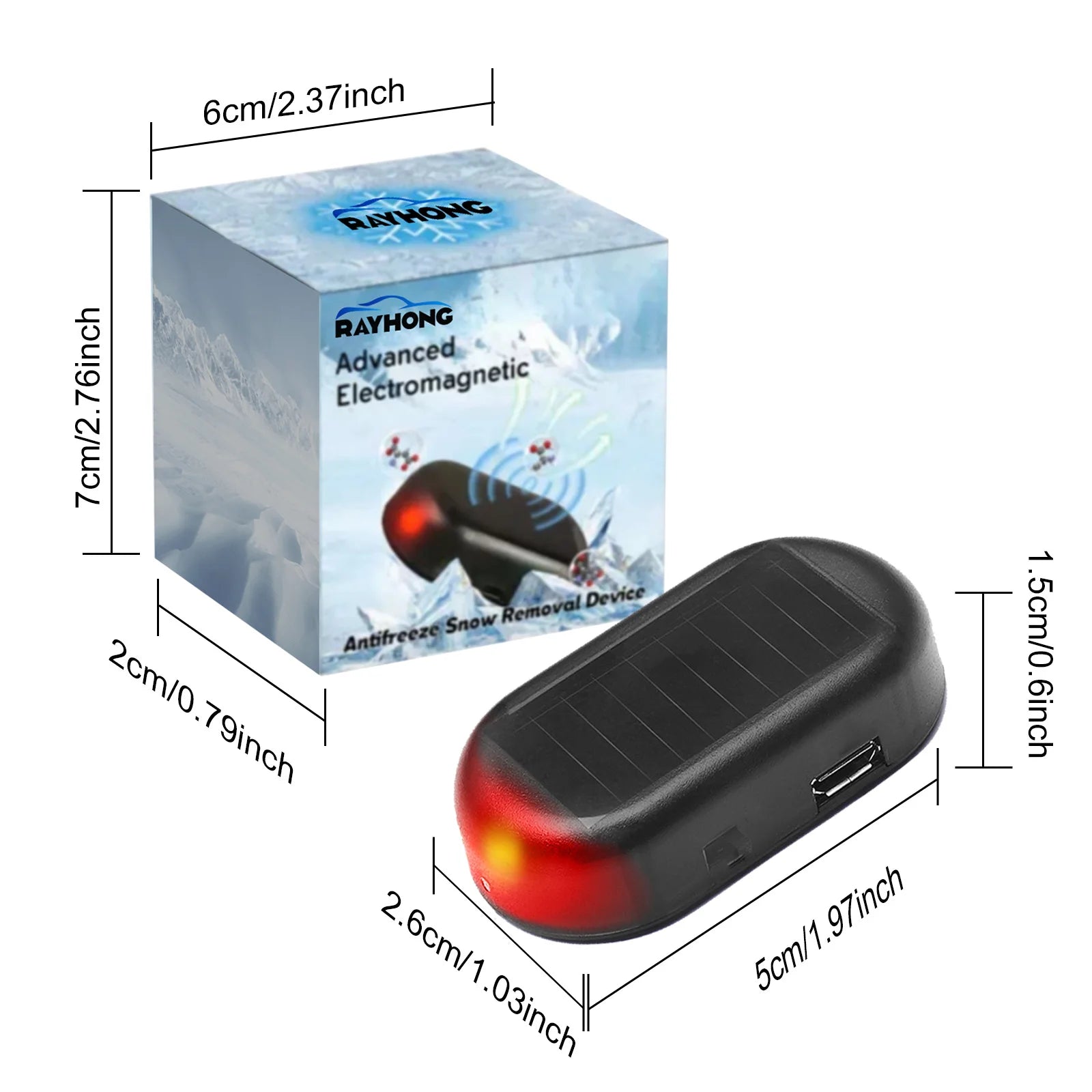 Car Windshield Snow Cover - Magnetic Anti-Ice Winter Frost Protection Shield