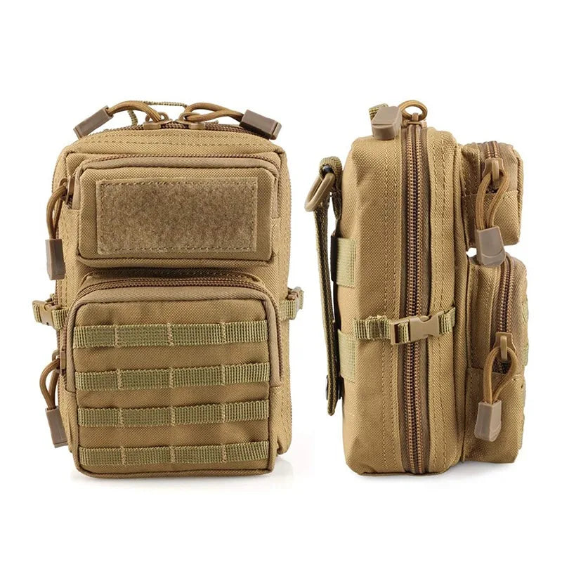 Tactical MOLLE Waist Bag - EDC Pouch for Camping & Hiking