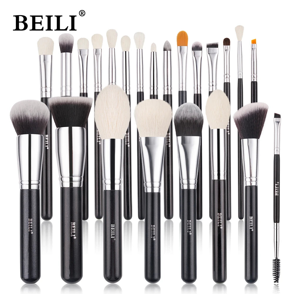 Professional Foundation & Eyeshadow Brush Kit for Makeup