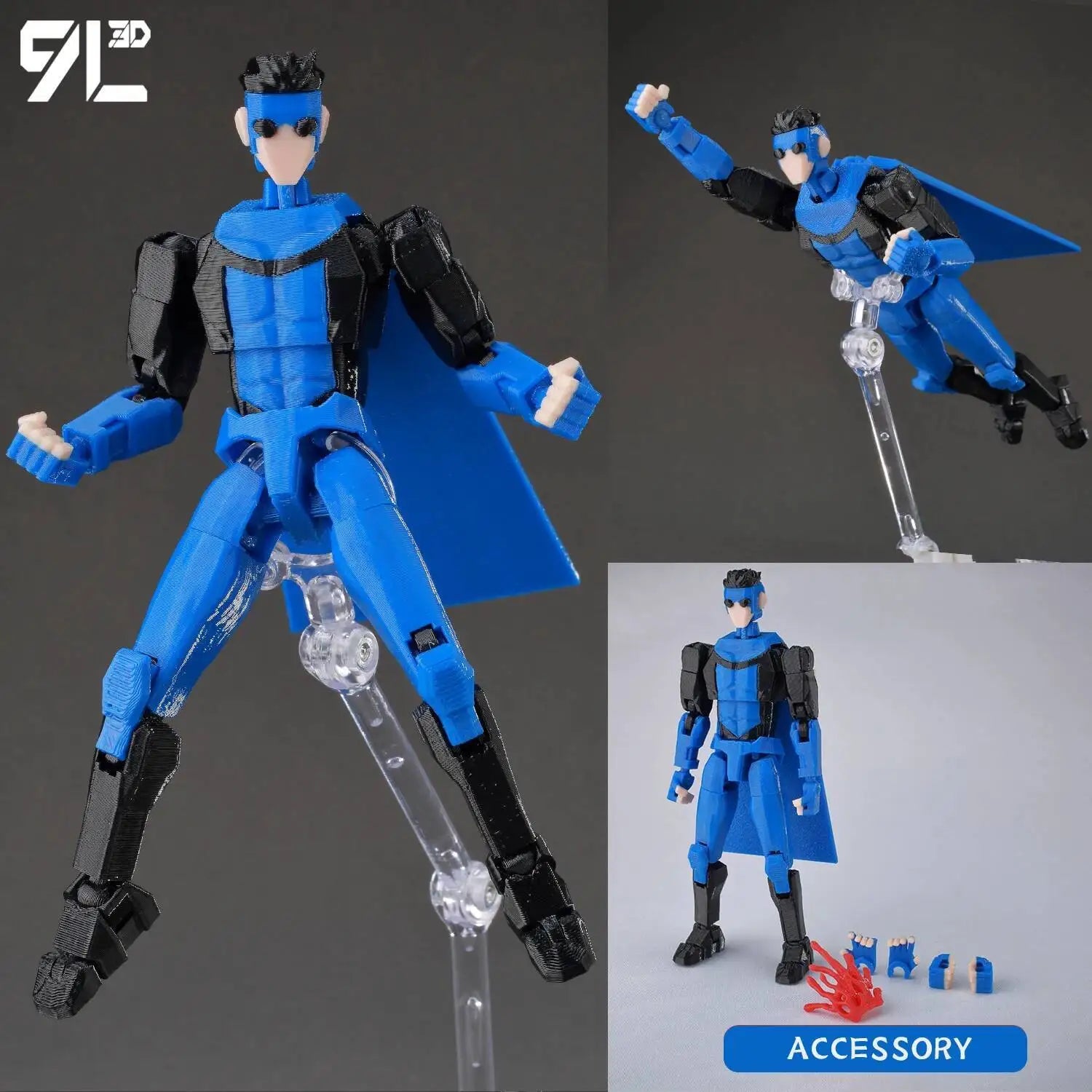 Batman Superman Action Figure – Poseable Hero Toy