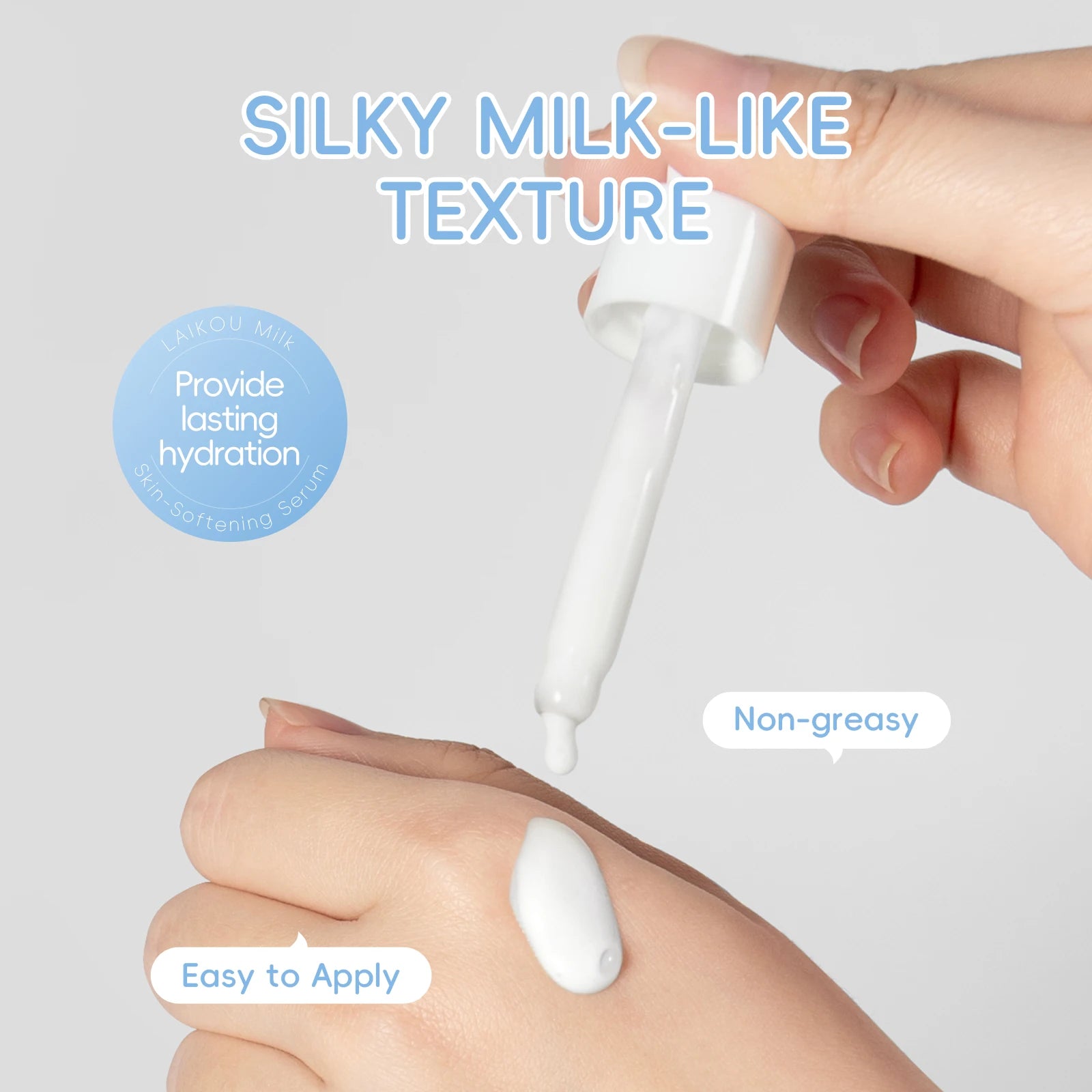 3-Piece Skincare Set – Milk Extract Serum, Moisturizer & Cleanser