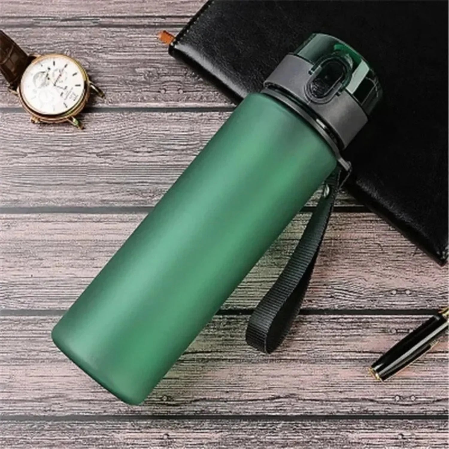 Leak-Free Sports Water Bottle - Portable 400ml/560ml BPA-Free Bottle for Travel & Hiking