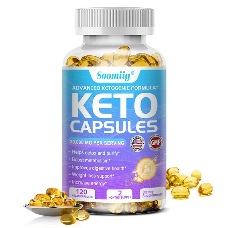 Apple Cider Vinegar Keto Capsules - Fat Burning, Detox & Metabolism Booster