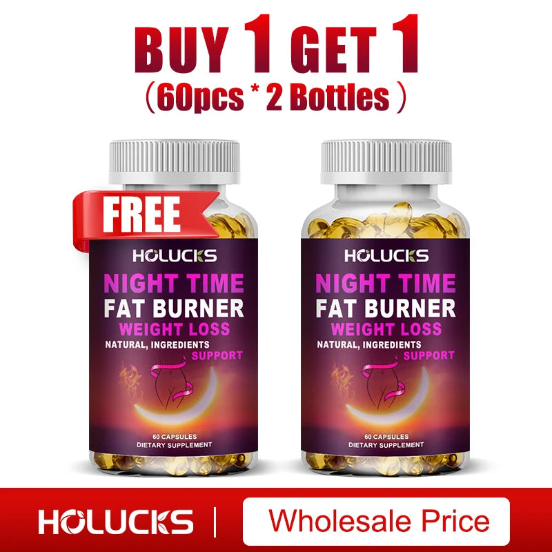 Night Time Fat Burner - Advanced Sleep & Weight Loss Capsules with White Kidney Bean & Garcinia Cambogia