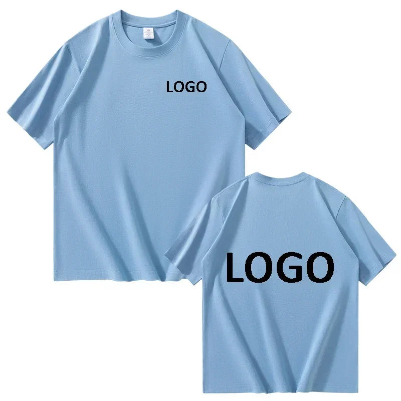 Customized 100% Cotton Printed T-Shirt – Men & Women Short Sleeve Streetwear