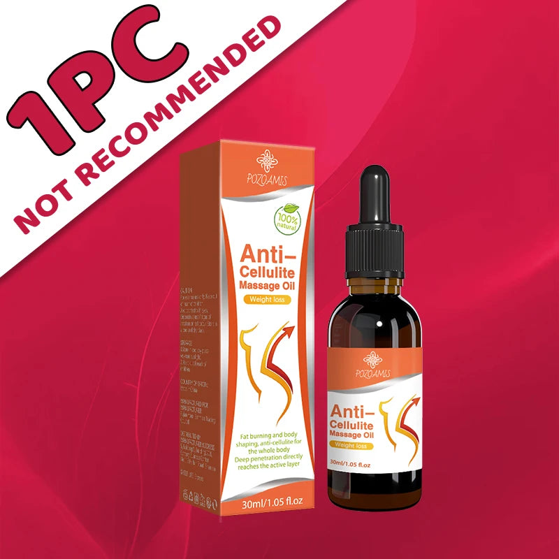 Slimming Essential Oil - Natural Fat Burning Body Massage Oil for Weight Loss