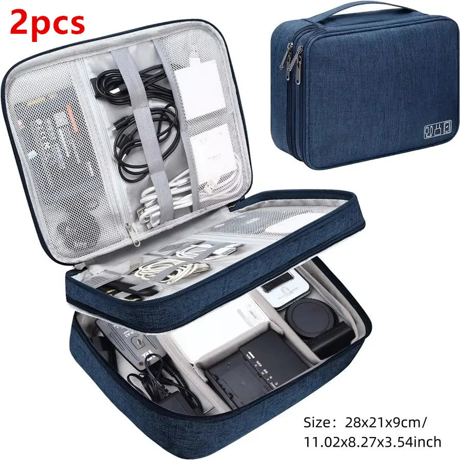 Waterproof Cable Storage Bag – Digital Electronics Organizer