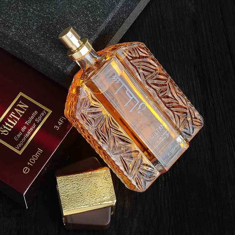 SULTAN Arabic Floral Pheromone Cologne - Long-Lasting Men's Eau de Parfum (100ml)