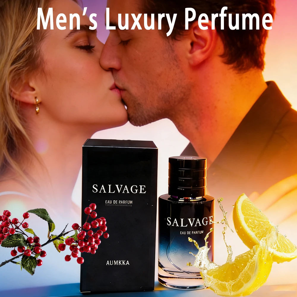 Woody Pheromone Cologne for Men - Long-Lasting Masculine Eau de Parfum Body Spray (50ml)