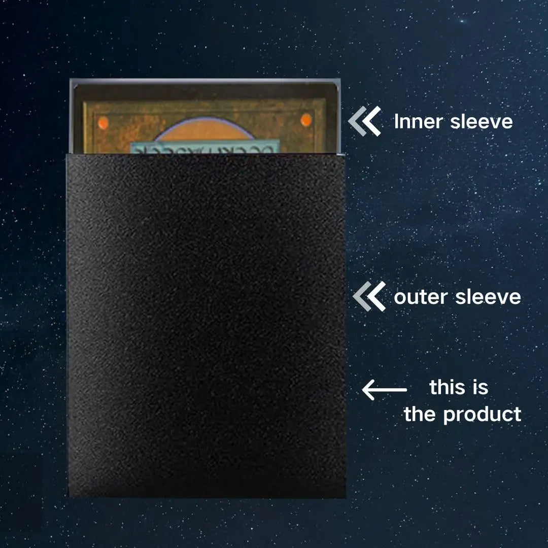 Card Sleeves 66×91mm – 100 Pcs Frosted Protective Sleeves for Trading Cards