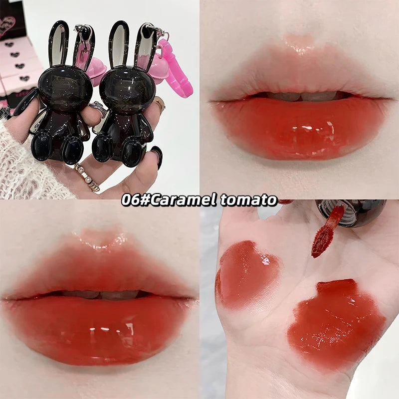 Gege Bear Pink Rabbit Velvet Matte Lip Cream