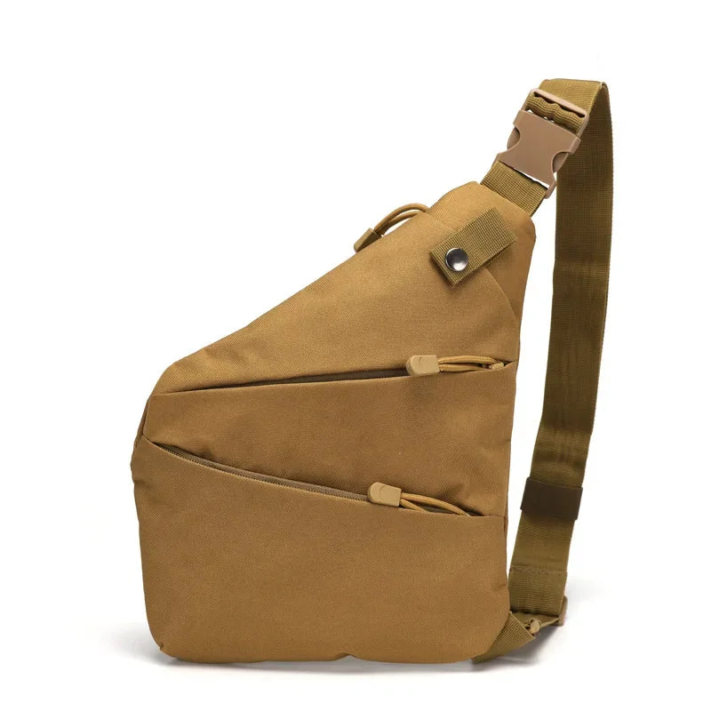 Camouflage Tactical Chest Bag – Waterproof Crossbody for Men