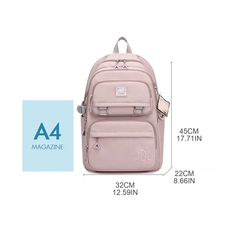 School Backpack for Girls - Kids Teen Women Bookbag for Primary & Secondary Students