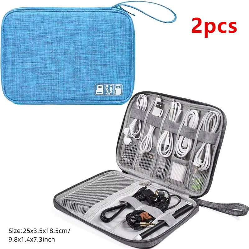 Waterproof Cable Storage Bag – Digital Electronics Organizer