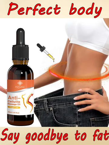 Slimming Essential Oil - Natural Fat Burning Body Massage Oil for Weight Loss