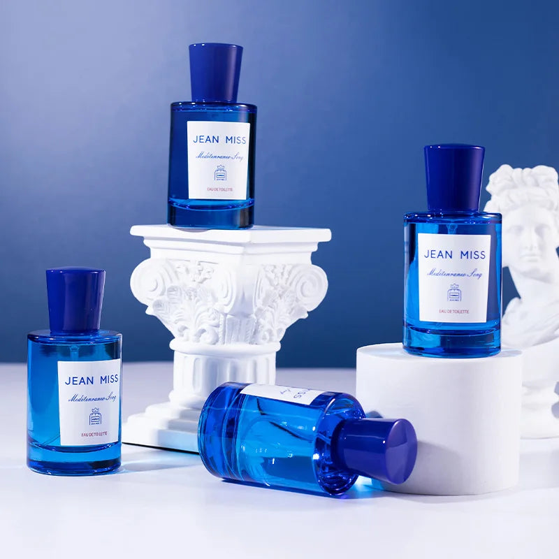 Blue Mediterranean Fruity Perfume - Fresh Unisex Fragrance (50ml)
