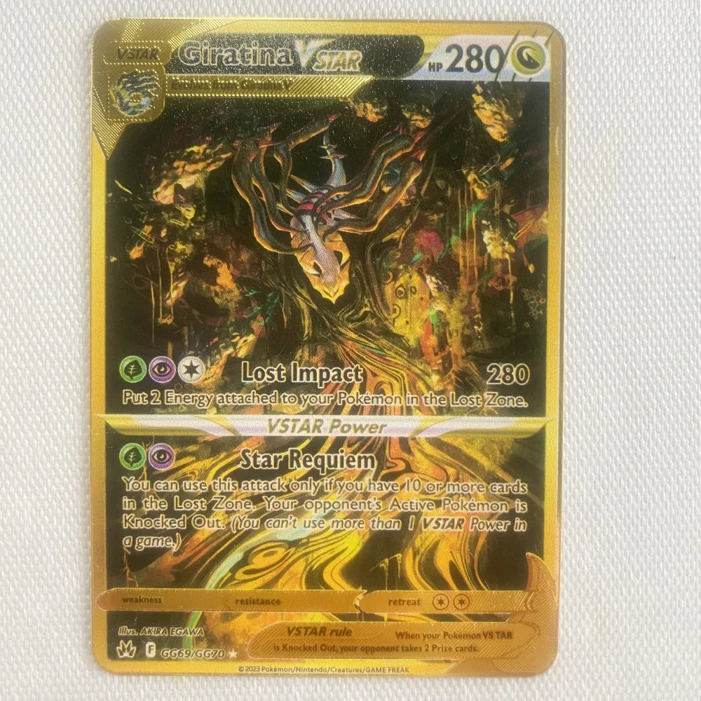 Pokemon Gold Metal Cards – Mewtwo, Pikachu GX & Charizard VMAX Collector Set