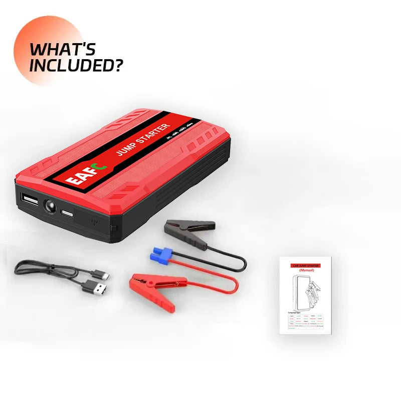 🚨 NEVER GET STRANDED AGAIN! 600A Jump Starter - Your Pocket-Sized Tow Truck 🔋