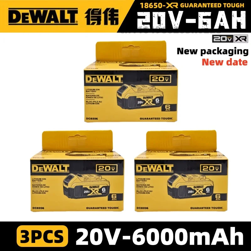 🔋 BATTERY BLOWOUT! 100% Original DeWalt 20V 6.0Ah Battery - High Performance Lithium-Ion Power
