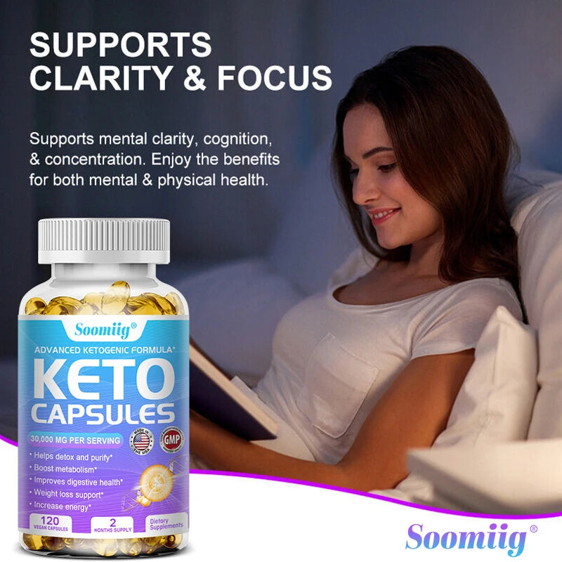 Apple Cider Vinegar Keto Capsules - Fat Burning, Detox & Metabolism Booster