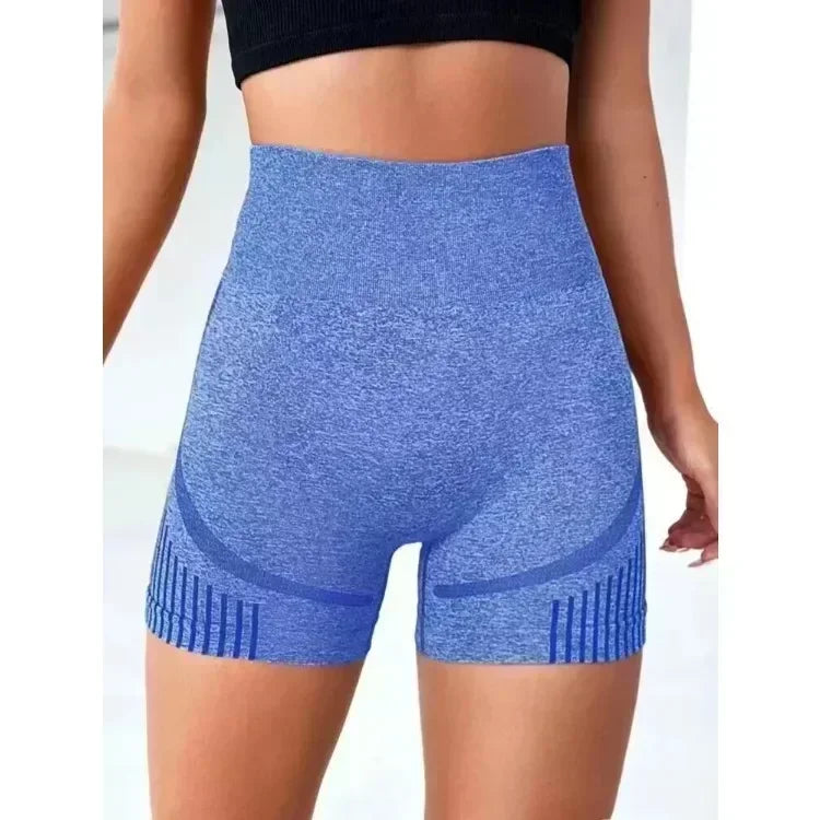 Women Yoga Shorts High Waist Workout Shorts Fitness Yoga Lift Butt Fitness Ladies Yoga Gym Running Short Pants Sportswear