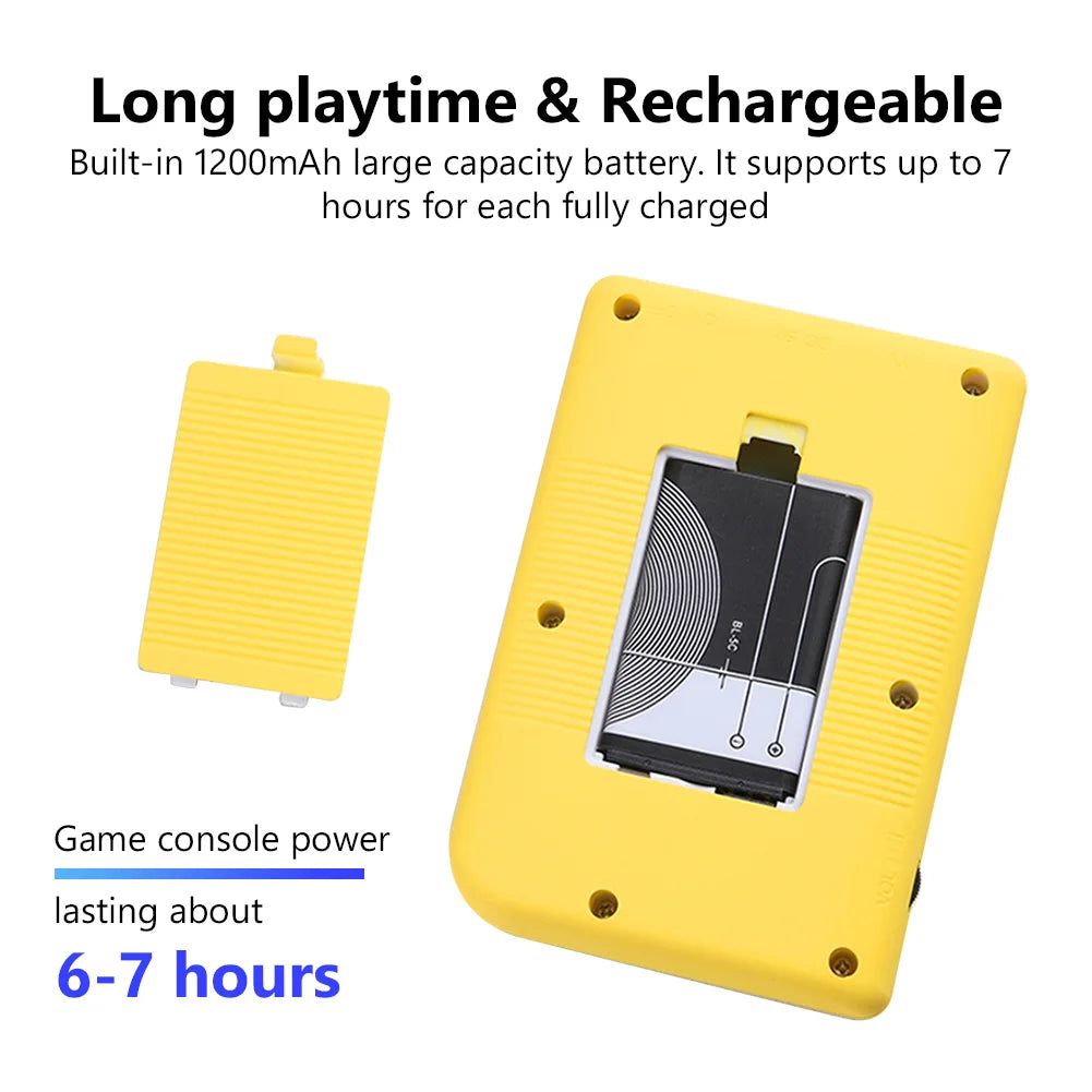 Portable Mini Game Console - 3.0" LCD Handheld with 400 Classic Retro Games