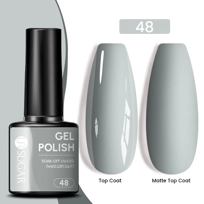 Glitter Gel Nail Polish – Semi-Permanent UV LED Gel with Sparkling Shimmer Finish