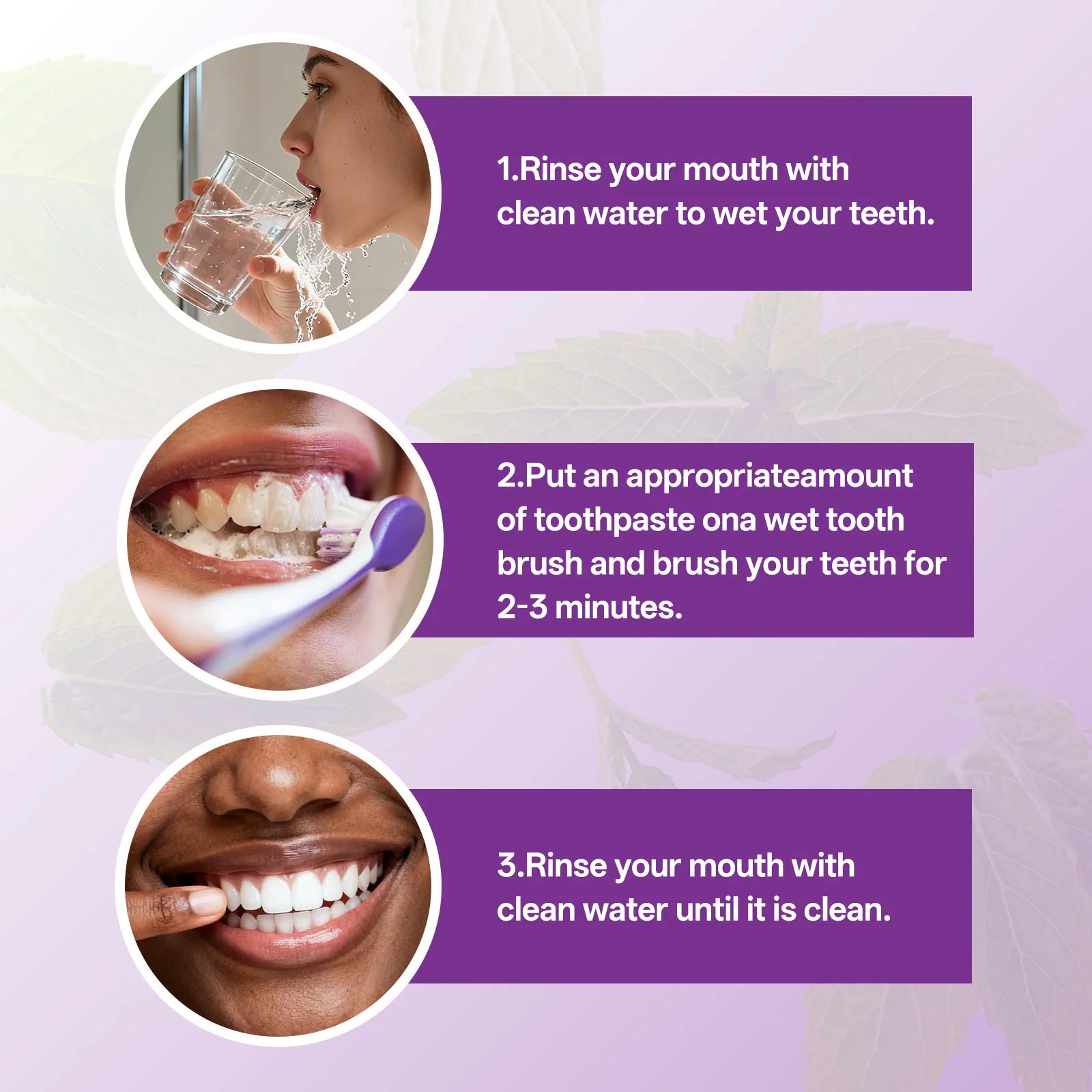💜 43% OFF! Purple Teeth Whitening Toothpaste - Color Correcting Formula for Instant Brightness