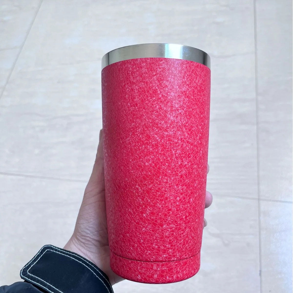 20oz stainless steel car cup, double-layer stainless steel thermos cup, portable car ice-cold cup