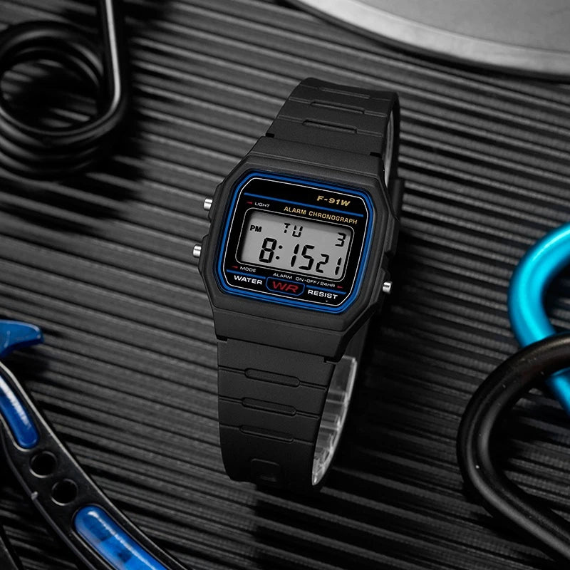 Kids LED Sports Watch - Waterproof Digital Watch with Alarm for Boys & Girls