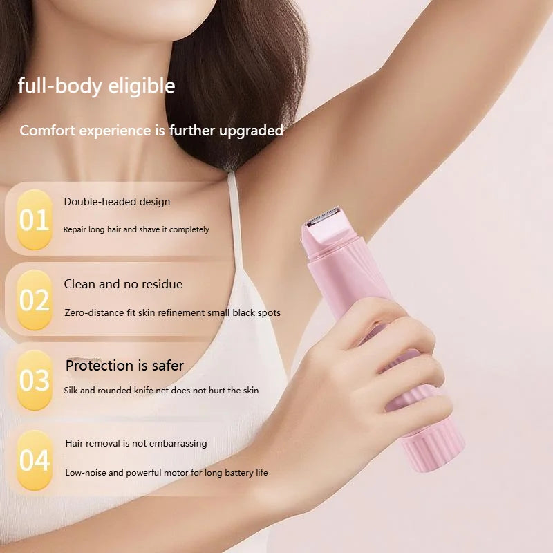 Electric Full Body Hair Remover for Women - Bikini, Legs, Underarms & Face