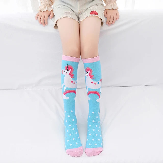 Cute Cartoon Kids Socks Animal Pattern Crew