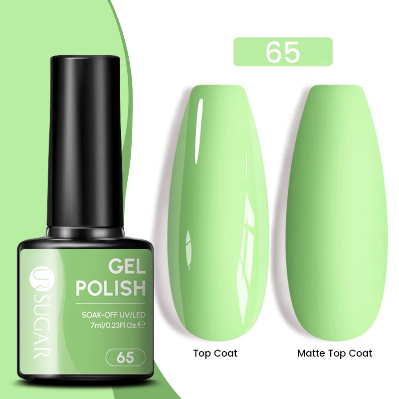 Glitter Gel Nail Polish – Semi-Permanent UV LED Gel with Sparkling Shimmer Finish