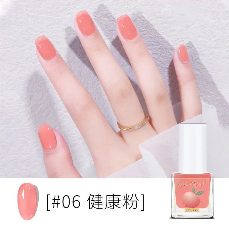 Water-Based Peelable Nail Polish - Fast Drying, Odorless, No UV Lamp Needed