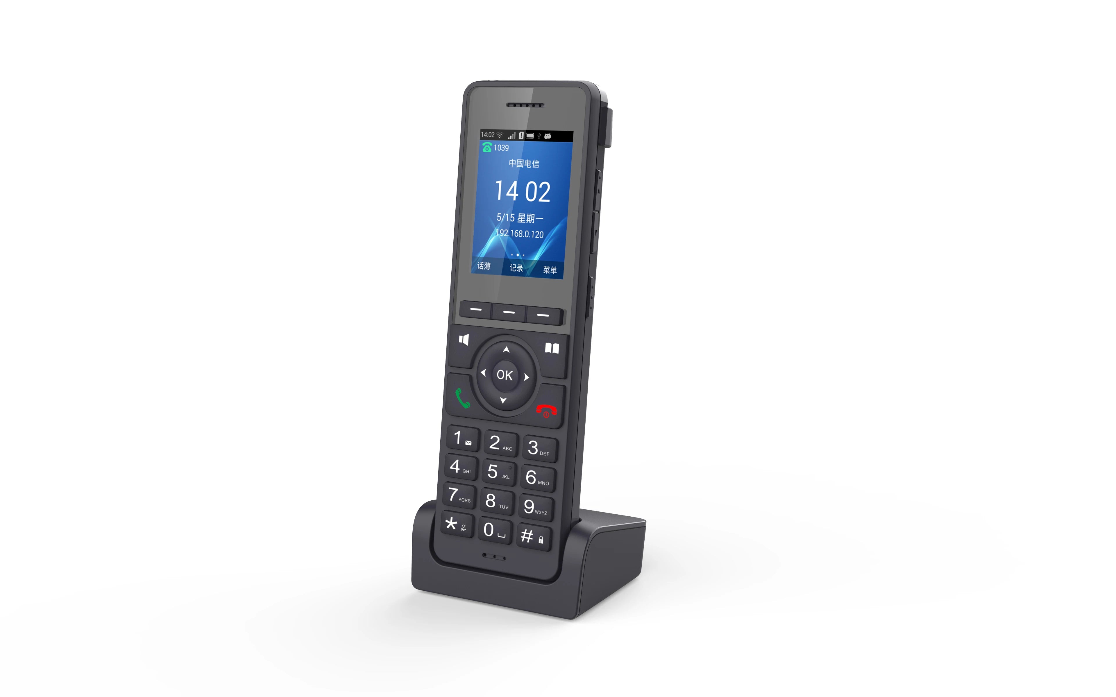 4G LTE WiFi VoIP Desktop Phone - Cordless SIP Phone with 2.4" Screen & 3-Way Conference
